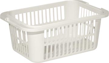 Curver Lingo wasmand, 66,5 x 43,5 x 38 cm, lichtgrijs