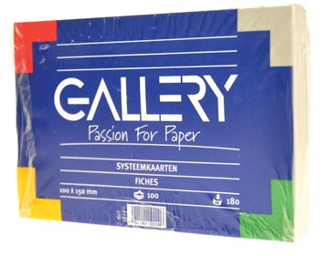 P.100 steekkaarten blanco 100 x 150 mm wit gallery