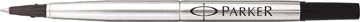Rollervulling medium zwart parker