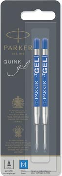 Set 2 gelvullingen balpen medium blauw parker