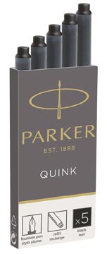 D.5 inktpatronenen quink zwart parker
