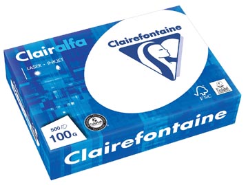 500 bl clairefontaine a4 100gr wit - 1950c