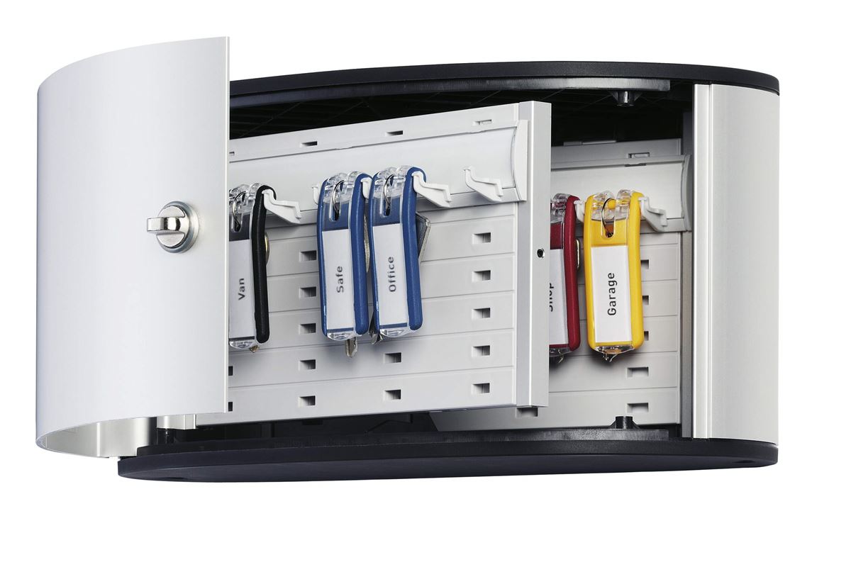 Key box metallic 12 sleutels zilver durable