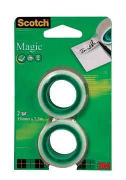 B.2 rollen kleefband 19mmx7,5m scotch magic tape