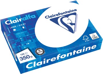 125 f clairalfa papier a4 350g blanc