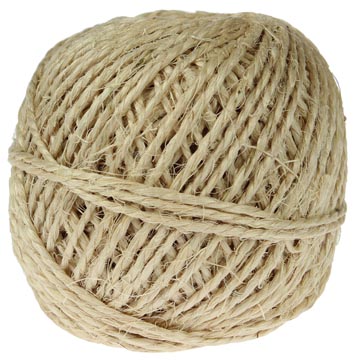 Bol 200 gr sisalkoord 2 draden 45m