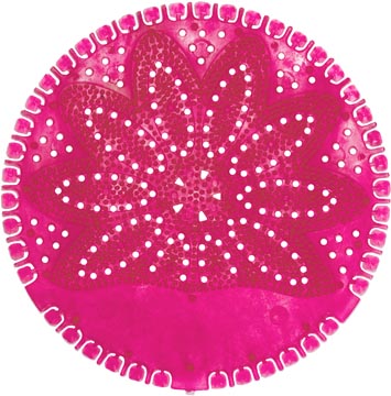 VividAir tapis pour urinoirs, Tropical Sunset, rouge, boîte de 12 pièces