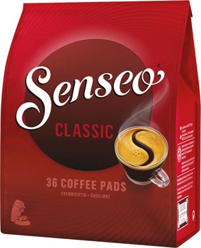 P.36 dosettes classic rouge senseo