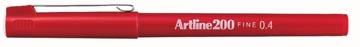 Permanent marker artline 200  rood