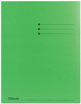 D.100 chemises 180gr overslag 10mm a4 groen esselte