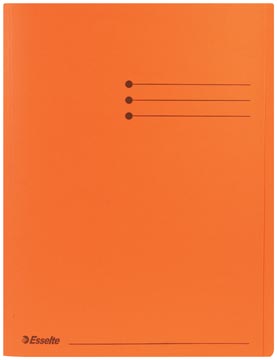 D100 chemises 180gr overslag 10mm a4 oranje esselte
