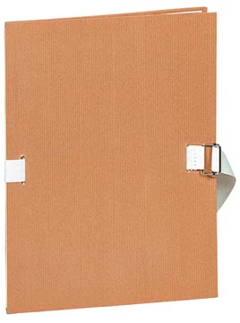 Uitschuifbare documentenmap met gesp a4 beige exacompta