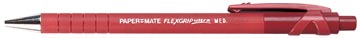 Balpen flexgrip ultra retr. medium rood papermate