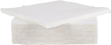 Cosy &amp; Trendy servet, 38 x 38 cm, wit, 40 stuks