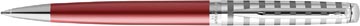 Waterman balpen Hémisphère Deluxe Red met palladium detail