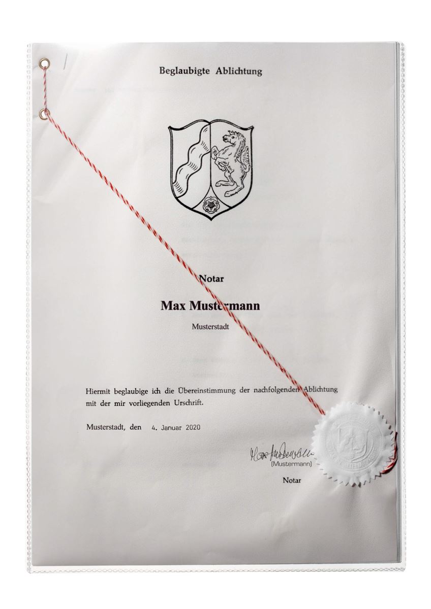 U-map a4 transparant durable