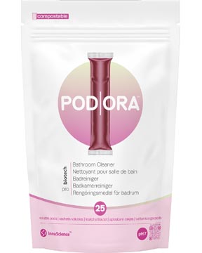 Pqt 25 pods nettoyant salle de bain podora