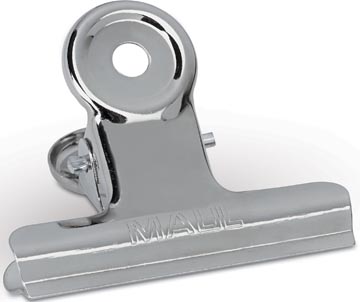 P.10 clip bulldog  50 mm argent clair maul