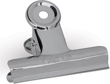 B.5  bulldogclip 70mm verchroomd maul