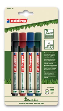 P.4 permanent marker ecoline e-21 geas kleuren  edding