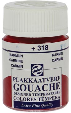 Plakkaatverf 16ml karmijn talens