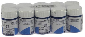 Plakkaatverf 16ml kobalt blauw talens