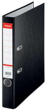 Ordner/hefboom karton 5cm a4 zwart esselte 