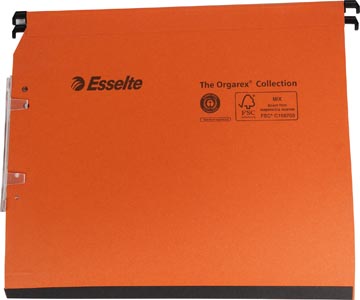 Hangmap kast visicontrol 330 mm bodem 15mm oranje esselte