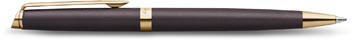 Waterman Hémisphère Metalic balpen, medium, zwart GT, giftbox