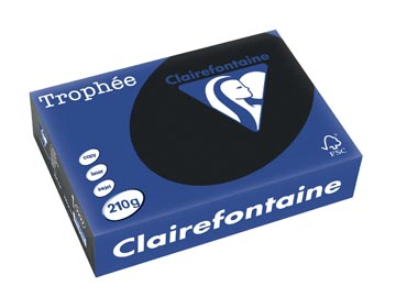 250 f a4 210gr noir clairefontaine - 2227
