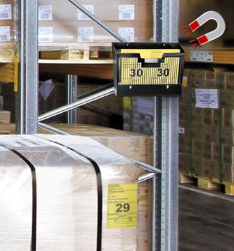 CEP First wandfolderhouder horizontaal, 1 vak, magnetisch, zwart