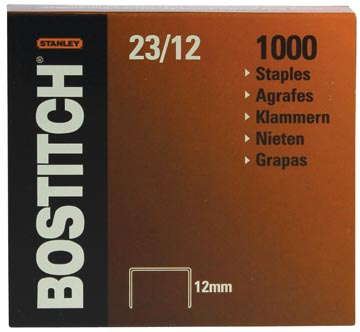 D.1000 nietjes 12 mm bostitch