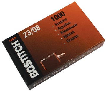 D.1000 nietjes 23/8 bostitch 