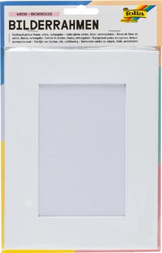 Fotokader wit 16,6x21,6cm folia