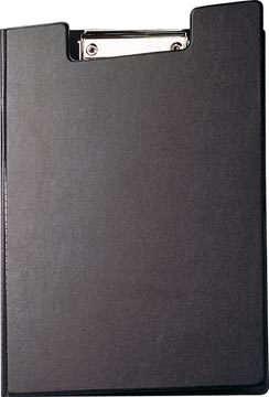 Klemmap fold-over pvc a4 zwart