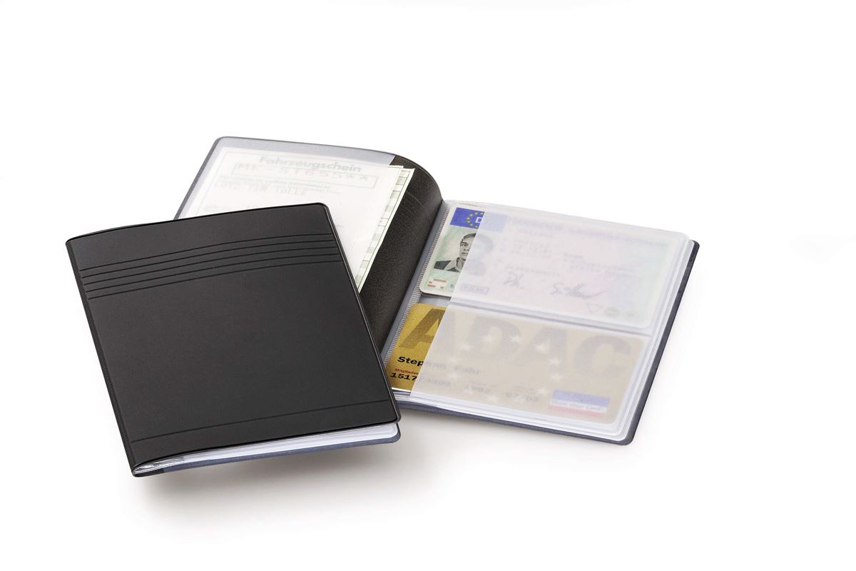 Identiteits- en creditcard-etui antraciet durable