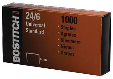 D.1000 nietjes 24/6 bostitch 
