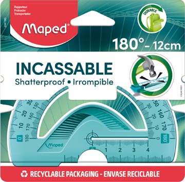 Graadboog onbreekbaar 180° 12 cm maped