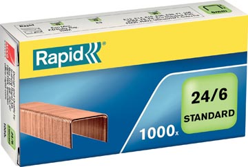 D.1000 nietjes koper 24/6 rapid