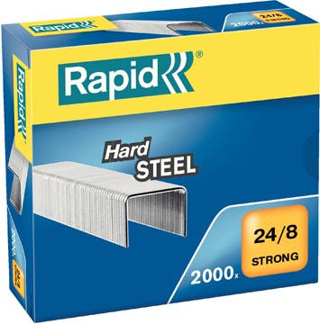 D.2000 nietjes strong staal 24/8 rapid