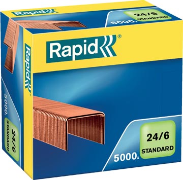 D.5000 nietjes koper 24/6 rapid