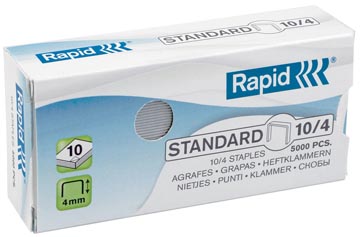 D.5000 nietjes gegalvaniseerd 10/4 rapid