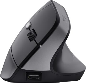 Souris ergonomique sans fil bayo ii droitier black trust