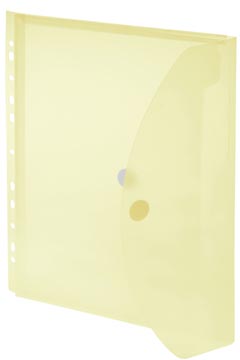 Foldersys pochette perforée A4, jaune