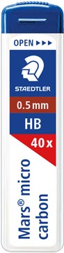 D.40 fijnstiften 0,5 mm hb staedtler
