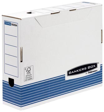 Boite arch bank box a4 bleu