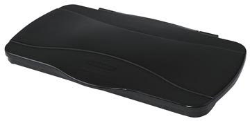 Deksel afvalcontainer slim jim scharnierend zwart rubbermaid