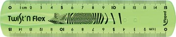 Lat soepel en onbreekbaar plastiek 15 cm maped