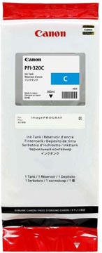 Canon inktcartridge PFI-320, 300 ml, OEM 2891C001, cyaan