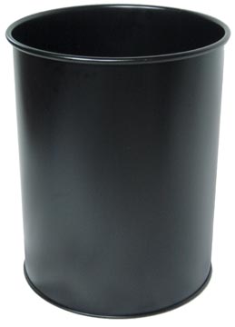 Papiermand metaal 15 liter 315 x 260 mm zwart durable